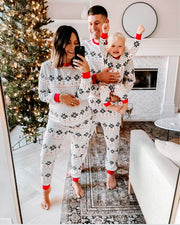 European And American Christmas Parent-child Wear Homewear Suits Pajamas