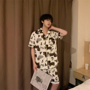 Men's Fashion Digital Dog High-grade Pajamas