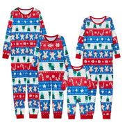 Parent-child Christmas one-piece pajamas