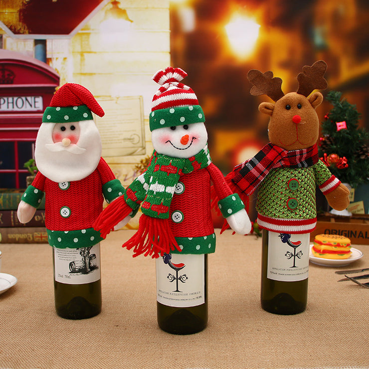 Christmas Decorations Christmas Wine Bottle Socks