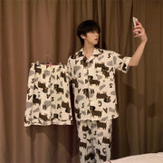 Men's Fashion Digital Dog High-grade Pajamas