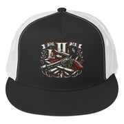 Locally Hated Merch - Red Gun Logo - Trucker Cap #2