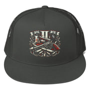 Locally Hated Merch - Red Gun Logo - Trucker Cap #2