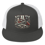 Locally Hated Merch - Red Gun Logo - Trucker Cap #2