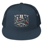 Locally Hated Merch - Red Gun Logo - Trucker Cap #2