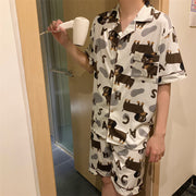 Men's Fashion Digital Dog High-grade Pajamas