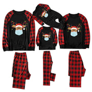 Printed Christmas Housewear Long Sleeved Pajama Suit