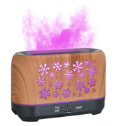 Christmas Snowflake Pattern Humidifier Household Colorful Aromatherapy Humidifier Atmosphere Colorful Diffuser