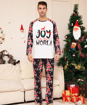 New Letter Snowflake XINGX Christmas Parent-child Suit Printed Homewear Pajamas