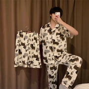 Men's Fashion Digital Dog High-grade Pajamas