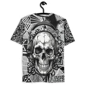 𝕷𝖔𝖈𝖆𝖑𝖑𝖞 𝕳𝖆𝖙𝖊𝖉 𝕸𝖊𝖗𝖈𝖍- Tribal D.J Skull - Men's t-shirt #1