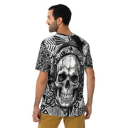 𝕷𝖔𝖈𝖆𝖑𝖑𝖞 𝕳𝖆𝖙𝖊𝖉 𝕸𝖊𝖗𝖈𝖍- Tribal D.J Skull - Men's t-shirt #1