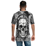 𝕷𝖔𝖈𝖆𝖑𝖑𝖞 𝕳𝖆𝖙𝖊𝖉 𝕸𝖊𝖗𝖈𝖍- Tribal D.J Skull - Men's t-shirt #1