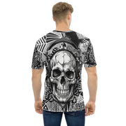 𝕷𝖔𝖈𝖆𝖑𝖑𝖞 𝕳𝖆𝖙𝖊𝖉 𝕸𝖊𝖗𝖈𝖍- Tribal D.J Skull - Men's t-shirt #1