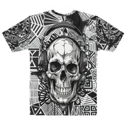 𝕷𝖔𝖈𝖆𝖑𝖑𝖞 𝕳𝖆𝖙𝖊𝖉 𝕸𝖊𝖗𝖈𝖍- Tribal D.J Skull - Men's t-shirt #1