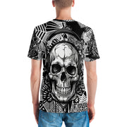 𝕷𝖔𝖈𝖆𝖑𝖑𝖞 𝕳𝖆𝖙𝖊𝖉 𝕸𝖊𝖗𝖈𝖍- Tribal D.J Skull - Men's t-shirt #1