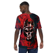 𝕷𝖔𝖈𝖆𝖑𝖑𝖞 𝕳𝖆𝖙𝖊𝖉 𝕸𝖊𝖗𝖈𝖍 - Dripping Blood Skull - Men's t-shirt #1