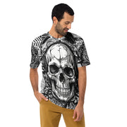 𝕷𝖔𝖈𝖆𝖑𝖑𝖞 𝕳𝖆𝖙𝖊𝖉 𝕸𝖊𝖗𝖈𝖍- Tribal D.J Skull - Men's t-shirt #1