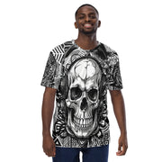 𝕷𝖔𝖈𝖆𝖑𝖑𝖞 𝕳𝖆𝖙𝖊𝖉 𝕸𝖊𝖗𝖈𝖍- Tribal D.J Skull - Men's t-shirt #1