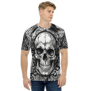 𝕷𝖔𝖈𝖆𝖑𝖑𝖞 𝕳𝖆𝖙𝖊𝖉 𝕸𝖊𝖗𝖈𝖍- Tribal D.J Skull - Men's t-shirt #1