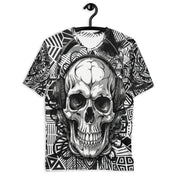 𝕷𝖔𝖈𝖆𝖑𝖑𝖞 𝕳𝖆𝖙𝖊𝖉 𝕸𝖊𝖗𝖈𝖍- Tribal D.J Skull - Men's t-shirt #1