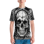 𝕷𝖔𝖈𝖆𝖑𝖑𝖞 𝕳𝖆𝖙𝖊𝖉 𝕸𝖊𝖗𝖈𝖍- Tribal D.J Skull - Men's t-shirt #1