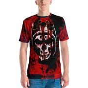 𝕷𝖔𝖈𝖆𝖑𝖑𝖞 𝕳𝖆𝖙𝖊𝖉 𝕸𝖊𝖗𝖈𝖍 - Dripping Blood Skull - Men's t-shirt #1