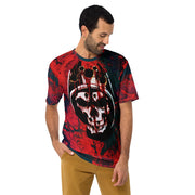 𝕷𝖔𝖈𝖆𝖑𝖑𝖞 𝕳𝖆𝖙𝖊𝖉 𝕸𝖊𝖗𝖈𝖍 - Dripping Blood Skull - Men's t-shirt #1