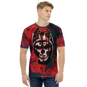 𝕷𝖔𝖈𝖆𝖑𝖑𝖞 𝕳𝖆𝖙𝖊𝖉 𝕸𝖊𝖗𝖈𝖍 - Dripping Blood Skull - Men's t-shirt #1