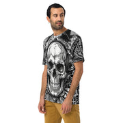 𝕷𝖔𝖈𝖆𝖑𝖑𝖞 𝕳𝖆𝖙𝖊𝖉 𝕸𝖊𝖗𝖈𝖍- Tribal D.J Skull - Men's t-shirt #1