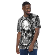 𝕷𝖔𝖈𝖆𝖑𝖑𝖞 𝕳𝖆𝖙𝖊𝖉 𝕸𝖊𝖗𝖈𝖍- Tribal D.J Skull - Men's t-shirt #1