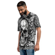 𝕷𝖔𝖈𝖆𝖑𝖑𝖞 𝕳𝖆𝖙𝖊𝖉 𝕸𝖊𝖗𝖈𝖍- Tribal D.J Skull - Men's t-shirt #1