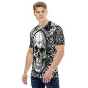 𝕷𝖔𝖈𝖆𝖑𝖑𝖞 𝕳𝖆𝖙𝖊𝖉 𝕸𝖊𝖗𝖈𝖍- Tribal D.J Skull - Men's t-shirt #1