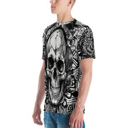 𝕷𝖔𝖈𝖆𝖑𝖑𝖞 𝕳𝖆𝖙𝖊𝖉 𝕸𝖊𝖗𝖈𝖍- Tribal D.J Skull - Men's t-shirt #1