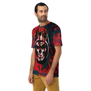 𝕷𝖔𝖈𝖆𝖑𝖑𝖞 𝕳𝖆𝖙𝖊𝖉 𝕸𝖊𝖗𝖈𝖍 - Dripping Blood Skull - Men's t-shirt #1