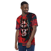 𝕷𝖔𝖈𝖆𝖑𝖑𝖞 𝕳𝖆𝖙𝖊𝖉 𝕸𝖊𝖗𝖈𝖍 - Dripping Blood Skull - Men's t-shirt #1