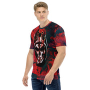 𝕷𝖔𝖈𝖆𝖑𝖑𝖞 𝕳𝖆𝖙𝖊𝖉 𝕸𝖊𝖗𝖈𝖍 - Dripping Blood Skull - Men's t-shirt #1