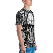 𝕷𝖔𝖈𝖆𝖑𝖑𝖞 𝕳𝖆𝖙𝖊𝖉 𝕸𝖊𝖗𝖈𝖍- Tribal D.J Skull - Men's t-shirt #1