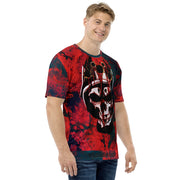 𝕷𝖔𝖈𝖆𝖑𝖑𝖞 𝕳𝖆𝖙𝖊𝖉 𝕸𝖊𝖗𝖈𝖍 - Dripping Blood Skull - Men's t-shirt #1