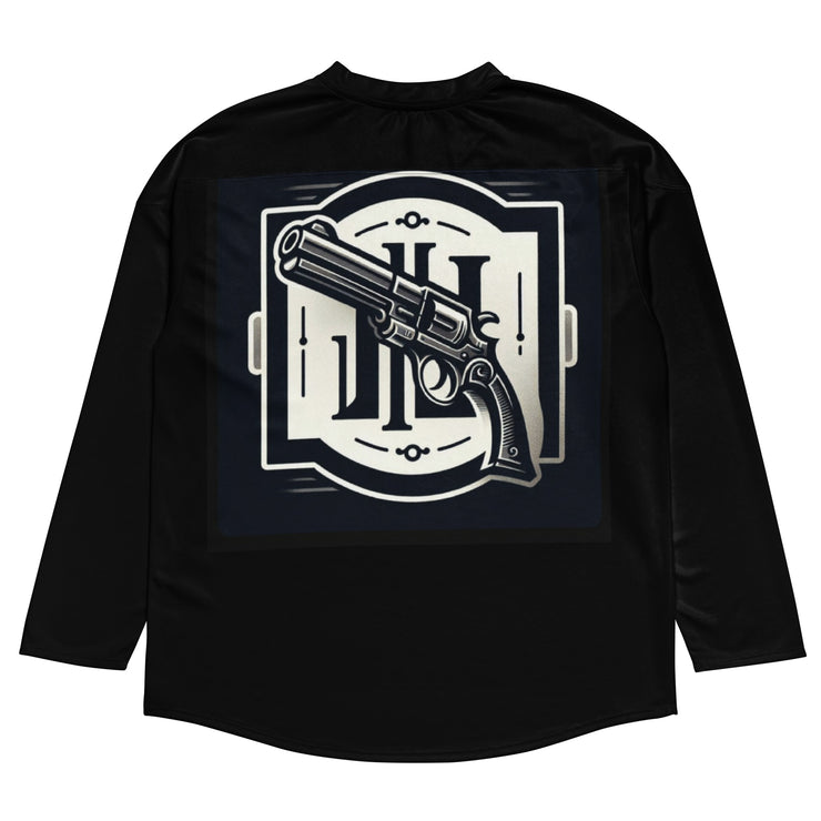 Locally Hated Merch - Main Logo - Recycled hockey fan jersey 