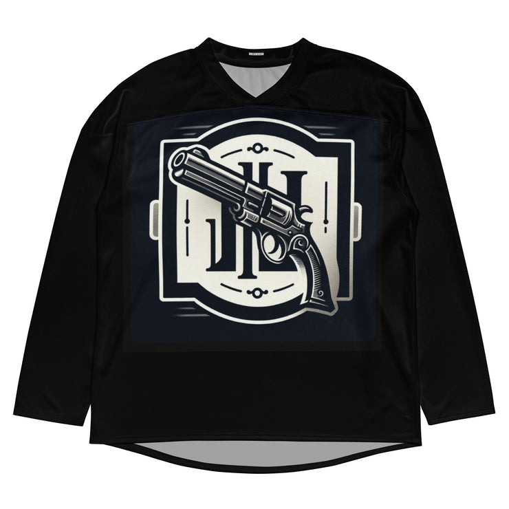 Locally Hated Merch - Main Logo - Recycled hockey fan jersey 