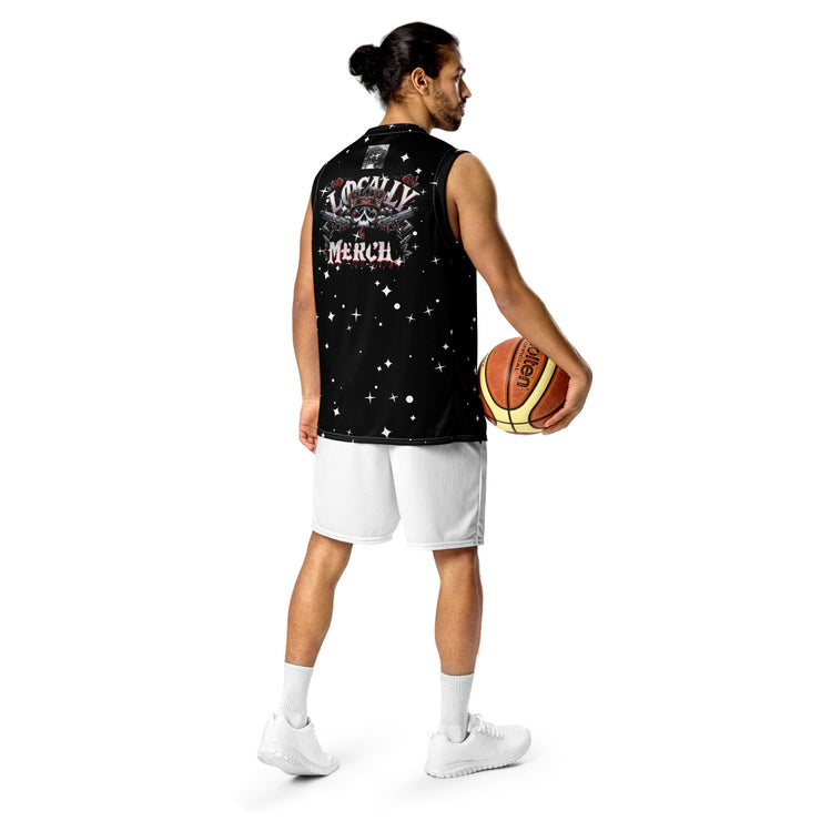 Recycled unisex basketball jersey