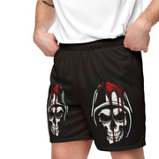 𝕷𝖔𝖈𝖆𝖑𝖑𝖞 𝕳𝖆𝖙𝖊𝖉 𝕸𝖊𝖗𝖈𝖍 - Blood Dripping Skull - Unisex mesh shorts #1