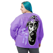 Locally Hated Merch - Purple Thug Life Tupac - Unisex Sweatshirt #1