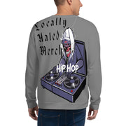 Locally Hated Merch - Gray Evil D.J - Unisex Sweatshirt #1