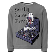 Locally Hated Merch - Gray Evil D.J - Unisex Sweatshirt #1