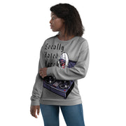 Locally Hated Merch - Gray Evil D.J - Unisex Sweatshirt #1