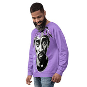 Locally Hated Merch - Purple Thug Life Tupac - Unisex Sweatshirt #1