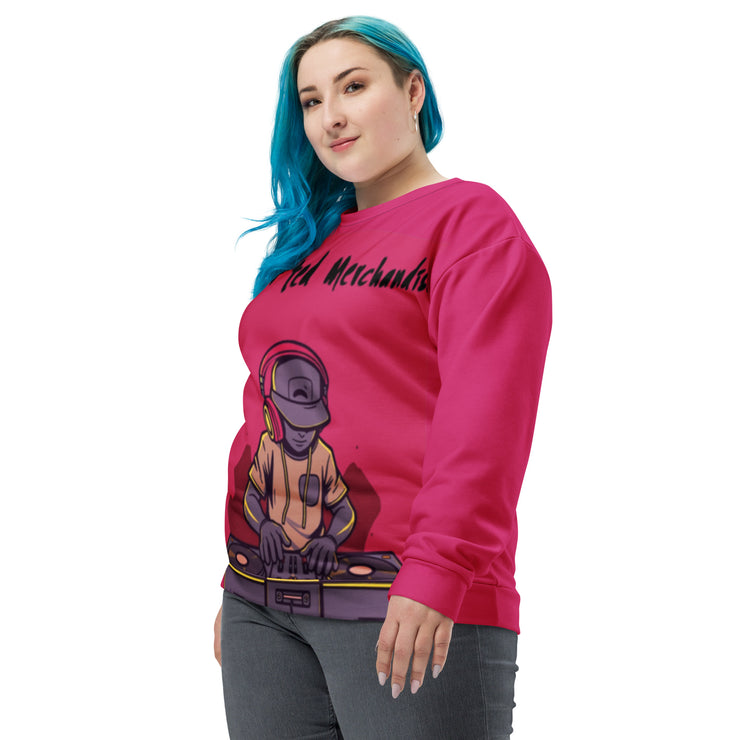 Locally Hated Merch - Pink D.J - Unisex Sweatshirt 