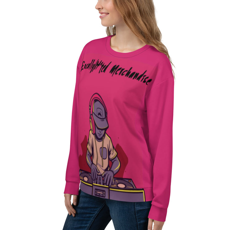 Locally Hated Merch - Pink D.J - Unisex Sweatshirt 